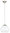 Kugel Lampe - Ø 25 cm weiß